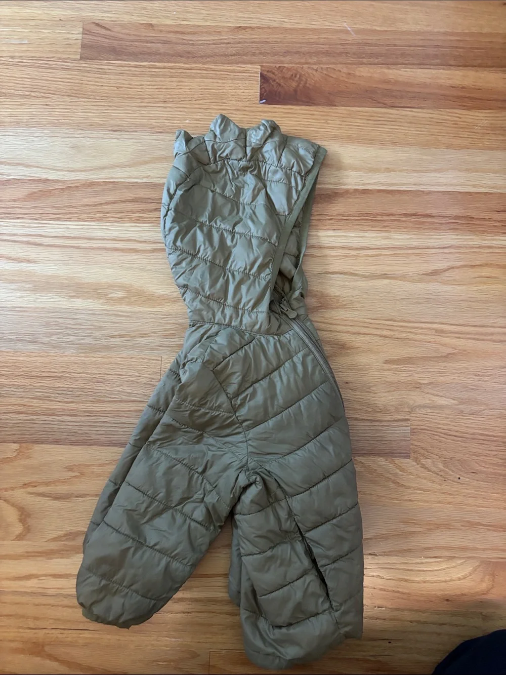 GAP Kids Olive Hooded Lightweight Puffer Jacket